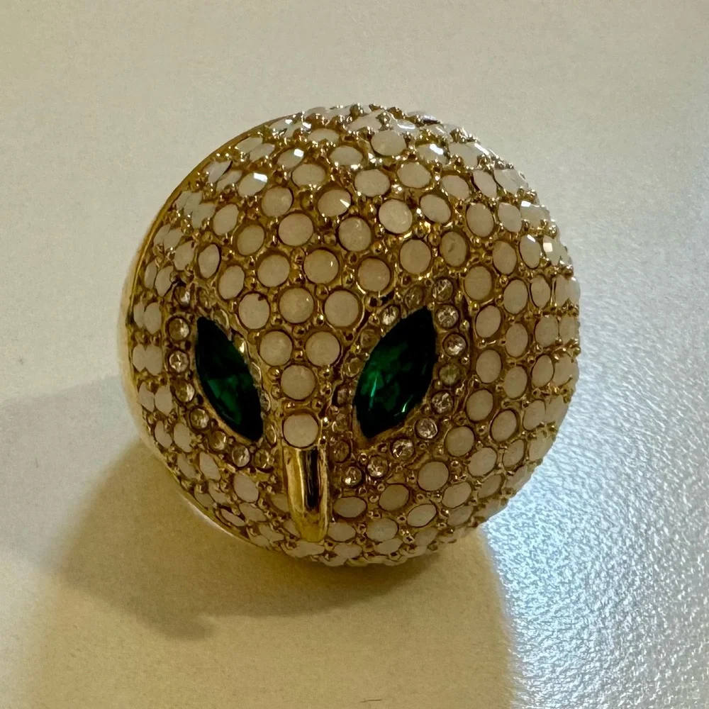 Owl statement ring - Picture 5 of 5